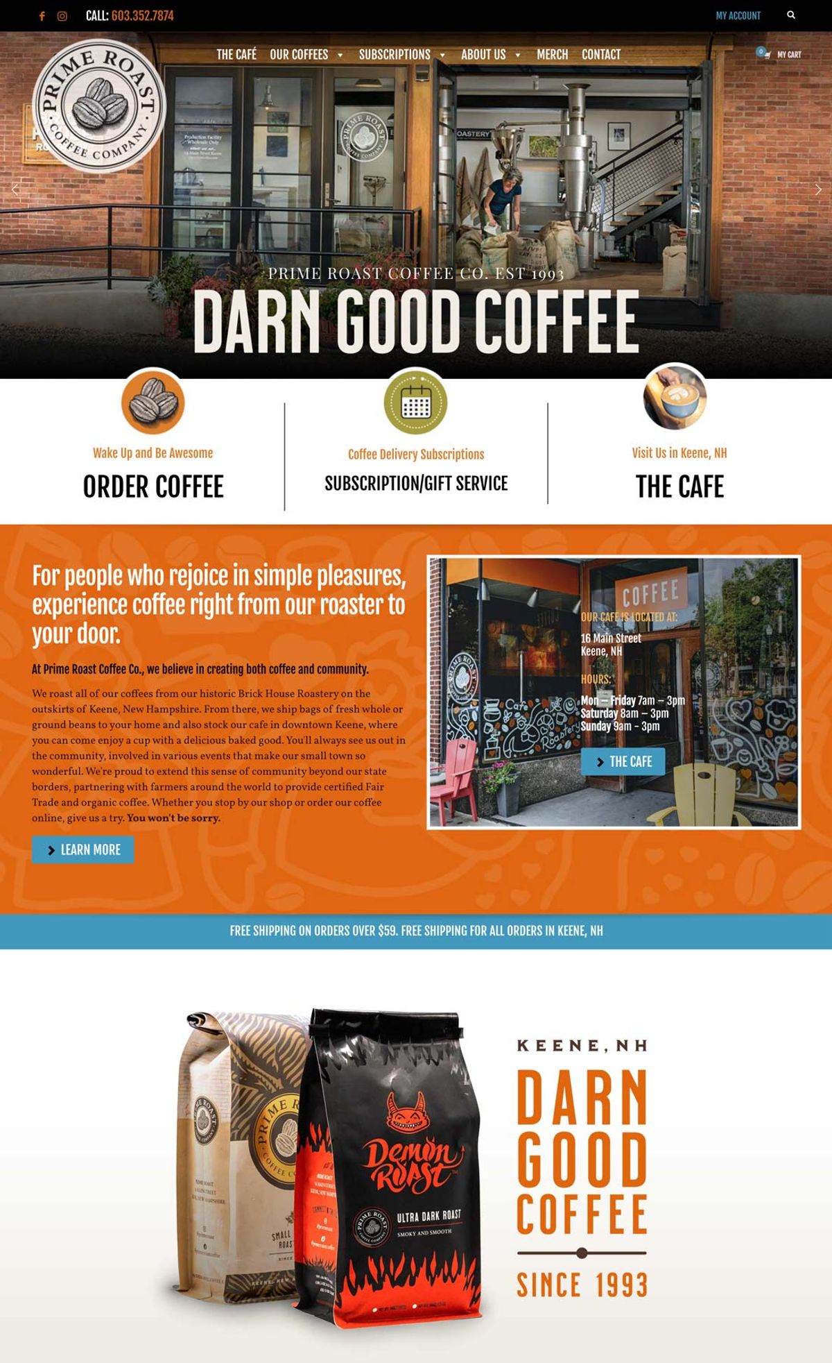 Prime Roast Website — Prime Roast Coffee
