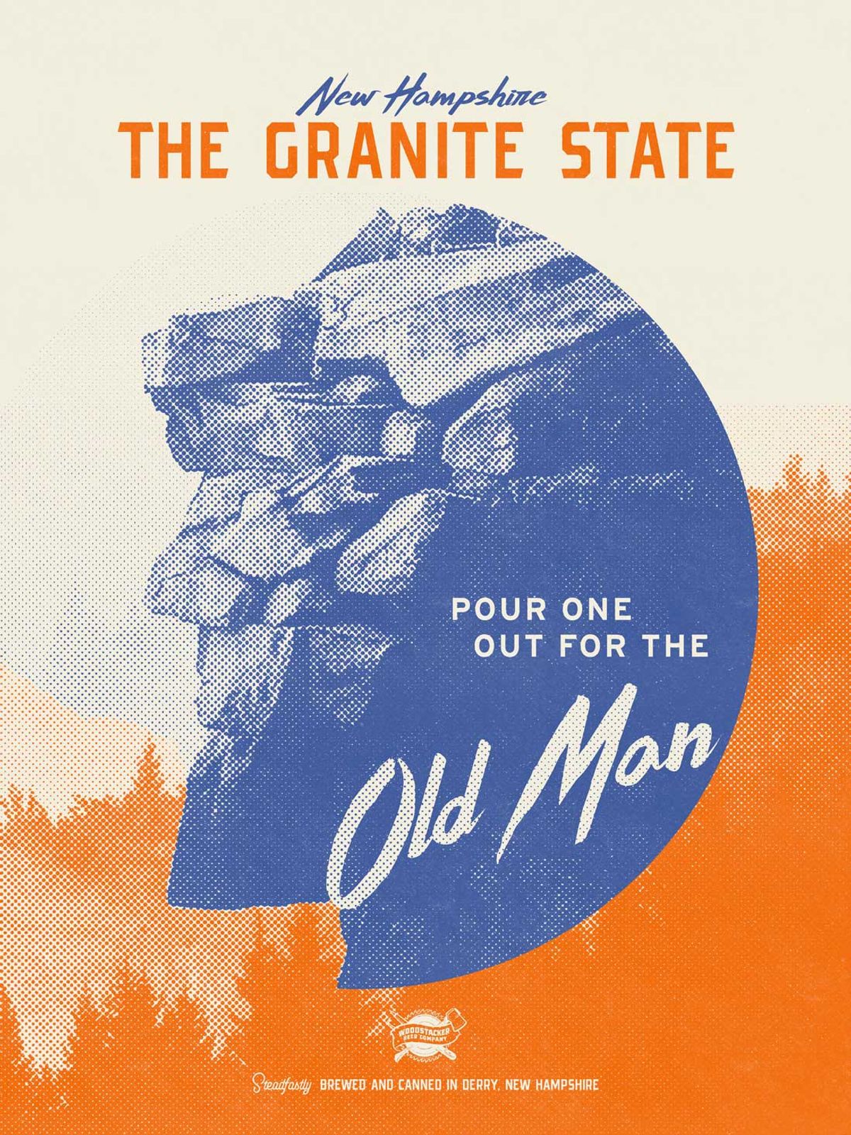 Pour One Out for the Old Man Logo Design — Woodstacker Beer Company (2)