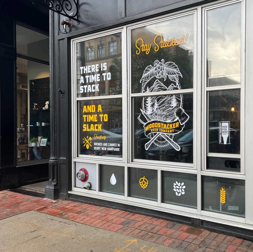 Store Signage for Woodstacker Beer Co. — Woodstacker Beer Company