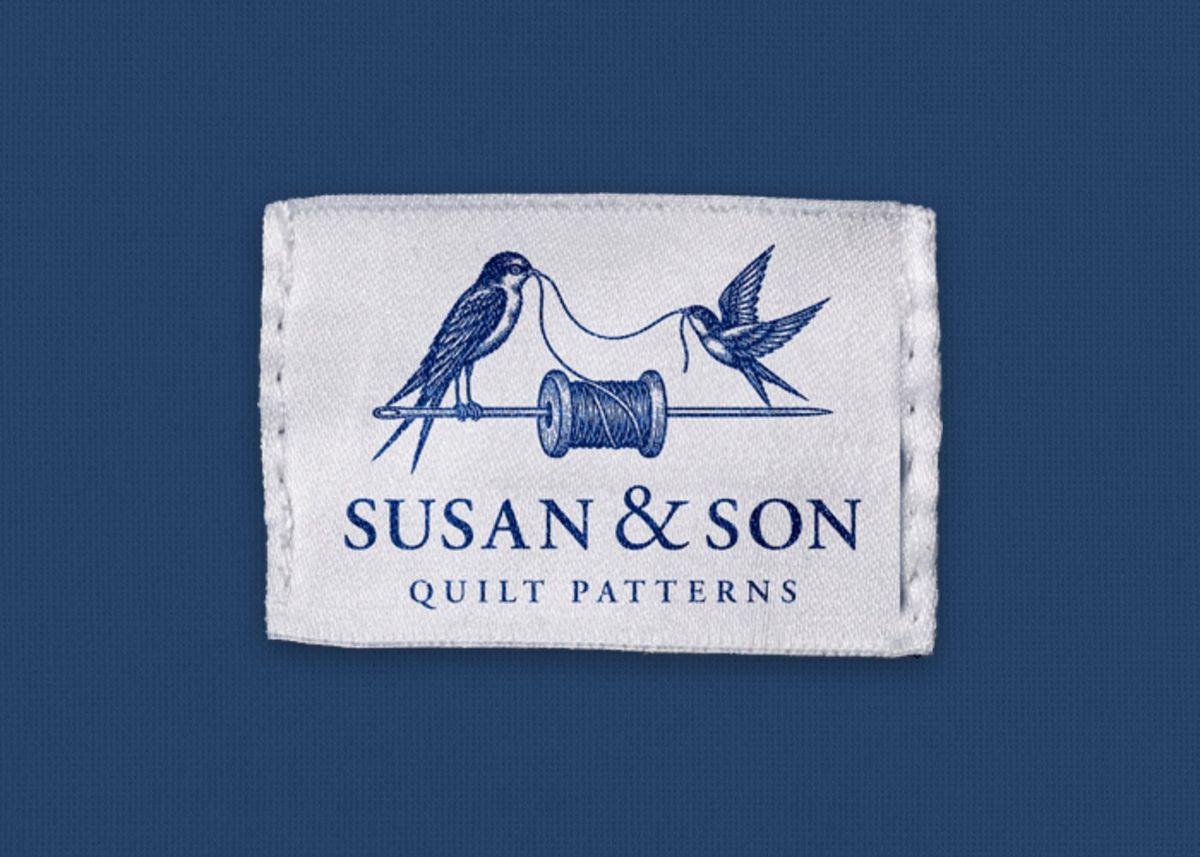 Susan & Son Logo and Brand Identity for Susan & Son Quilt Patterns (2)