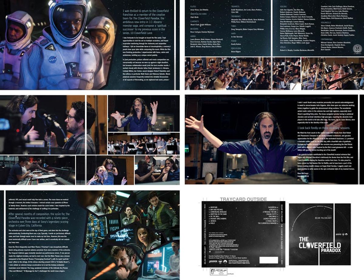 The Cloverfield Paradox Soundtrack Package Design — Bear McCreary (2)