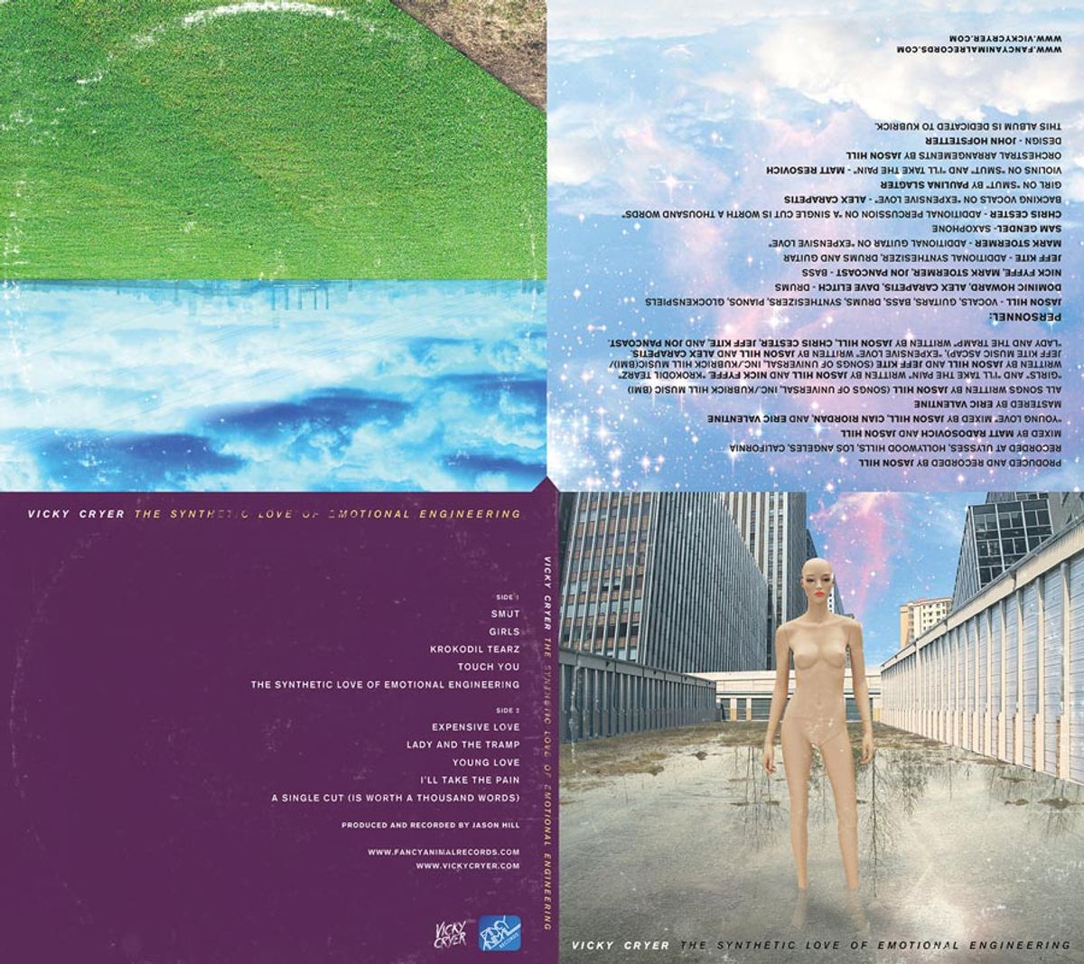 The Synthetic Love of Emotional Engineering Album Design — Vicky Cryer (2)