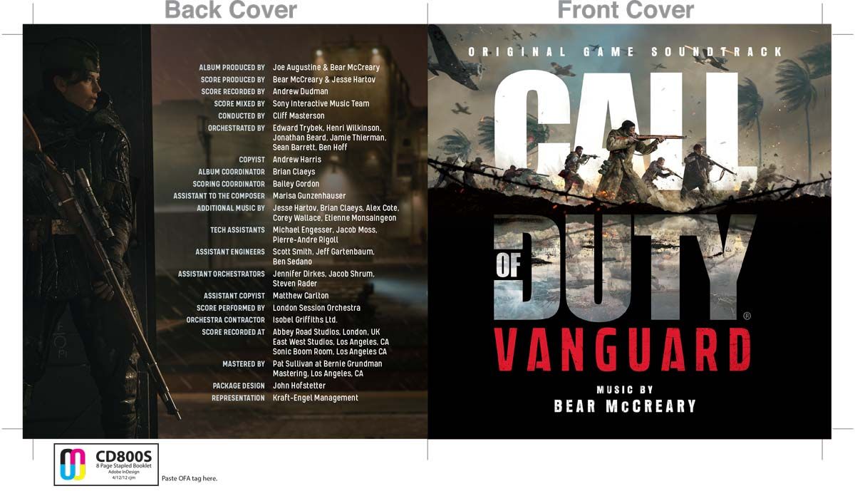 Call of Duty: Vanguard Album Design — Bear McCreary (3)