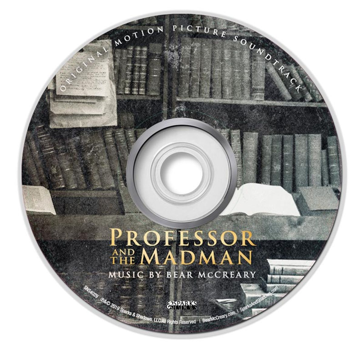 The Professor and the Madman Album Design — Bear McCreary (2)