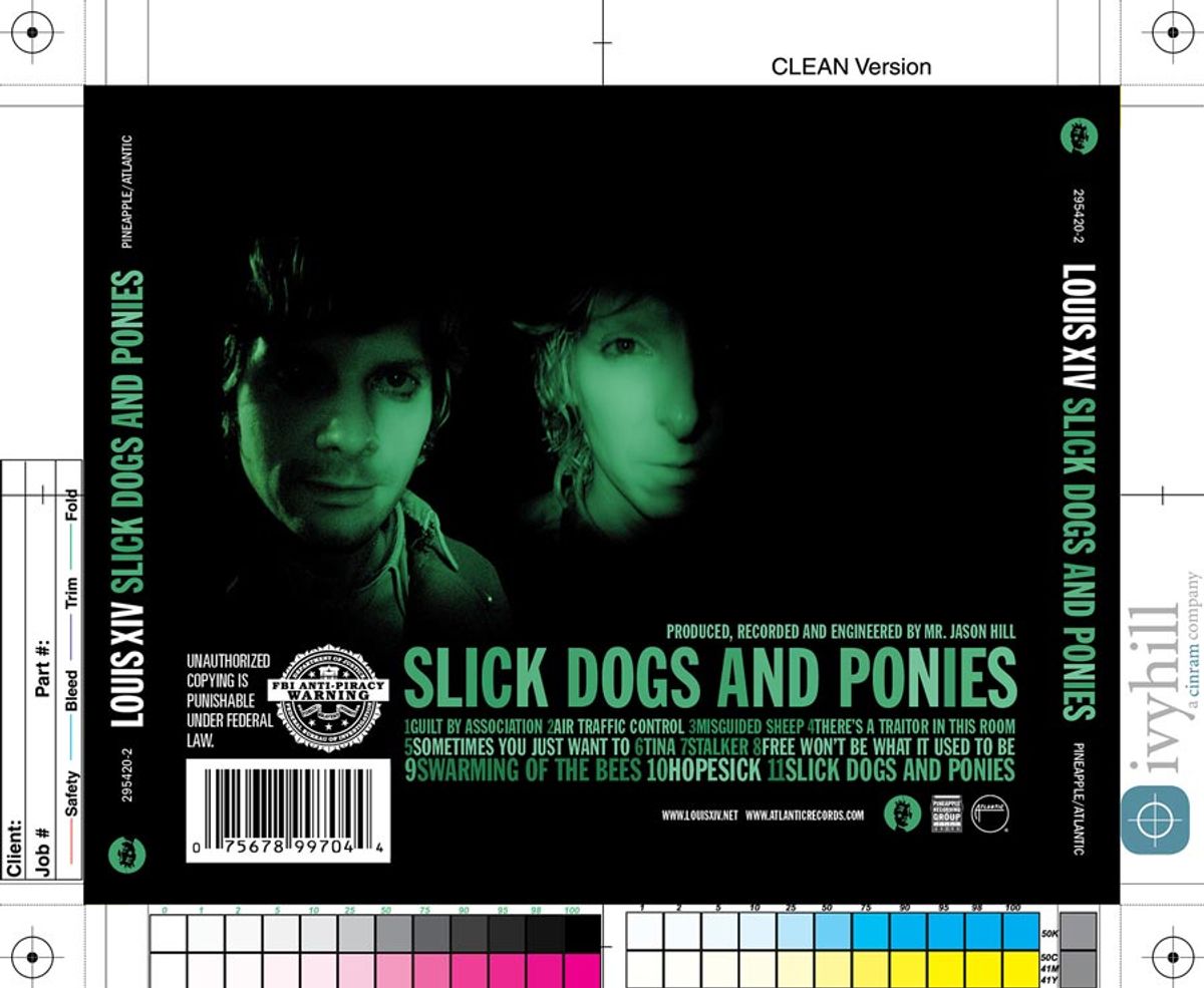 Slick Dogs and Ponies Album Design — Louis XIV (5)