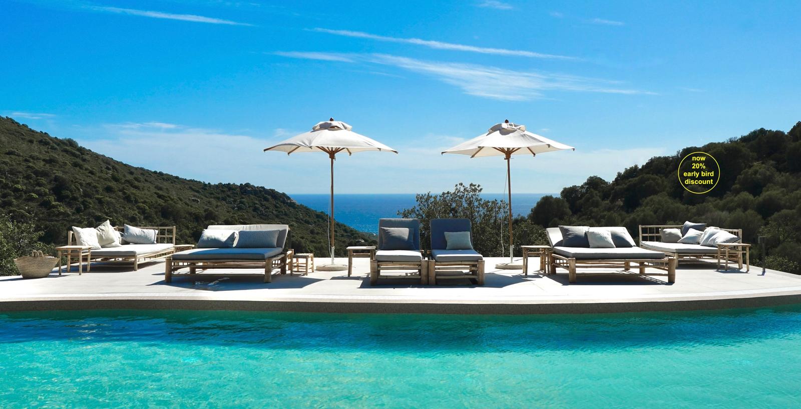 Sea view pool