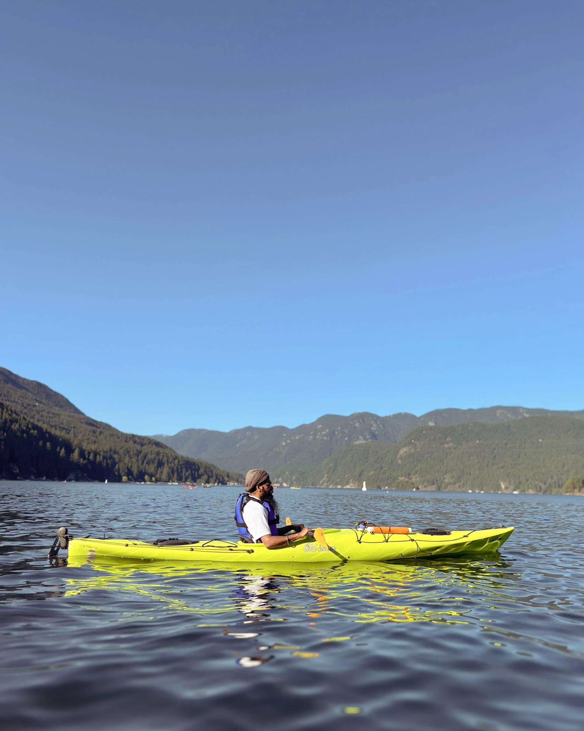 Still paddling
