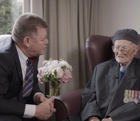 ANZAC Stories of Sacrifice: Filming Hall & Prior Veterans