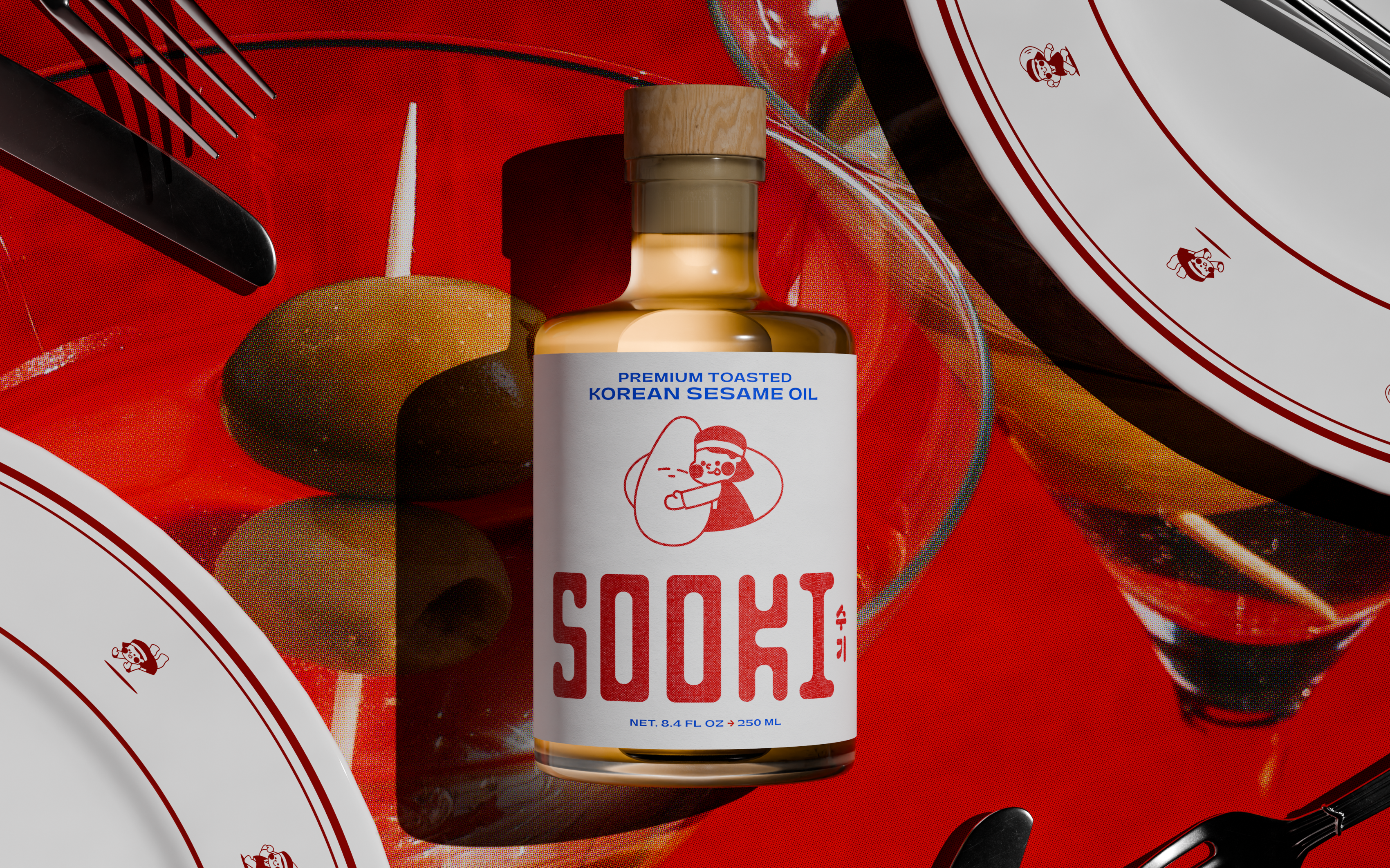 Sooki Sesame Oil bottle