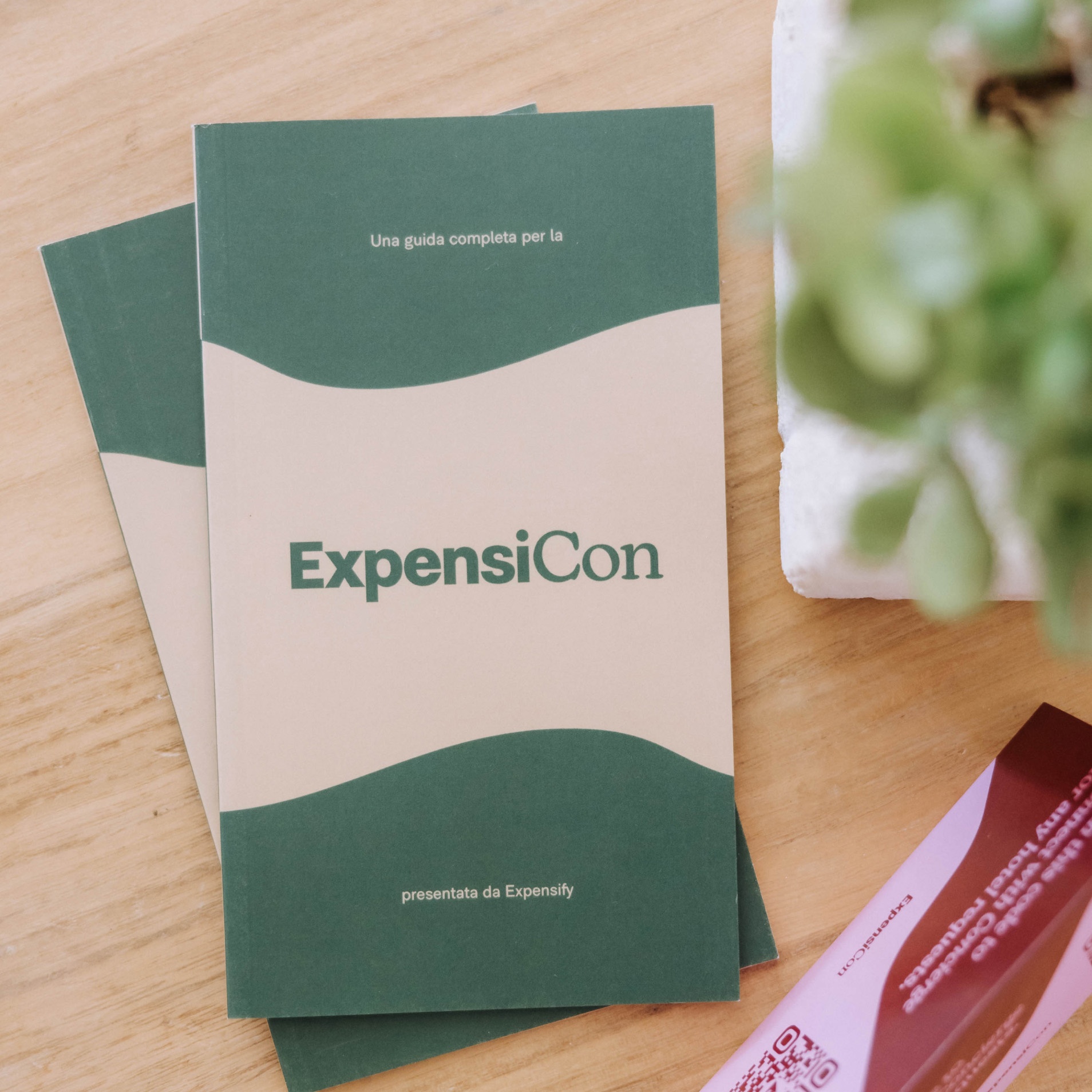 Photo of the Expensicon booklet