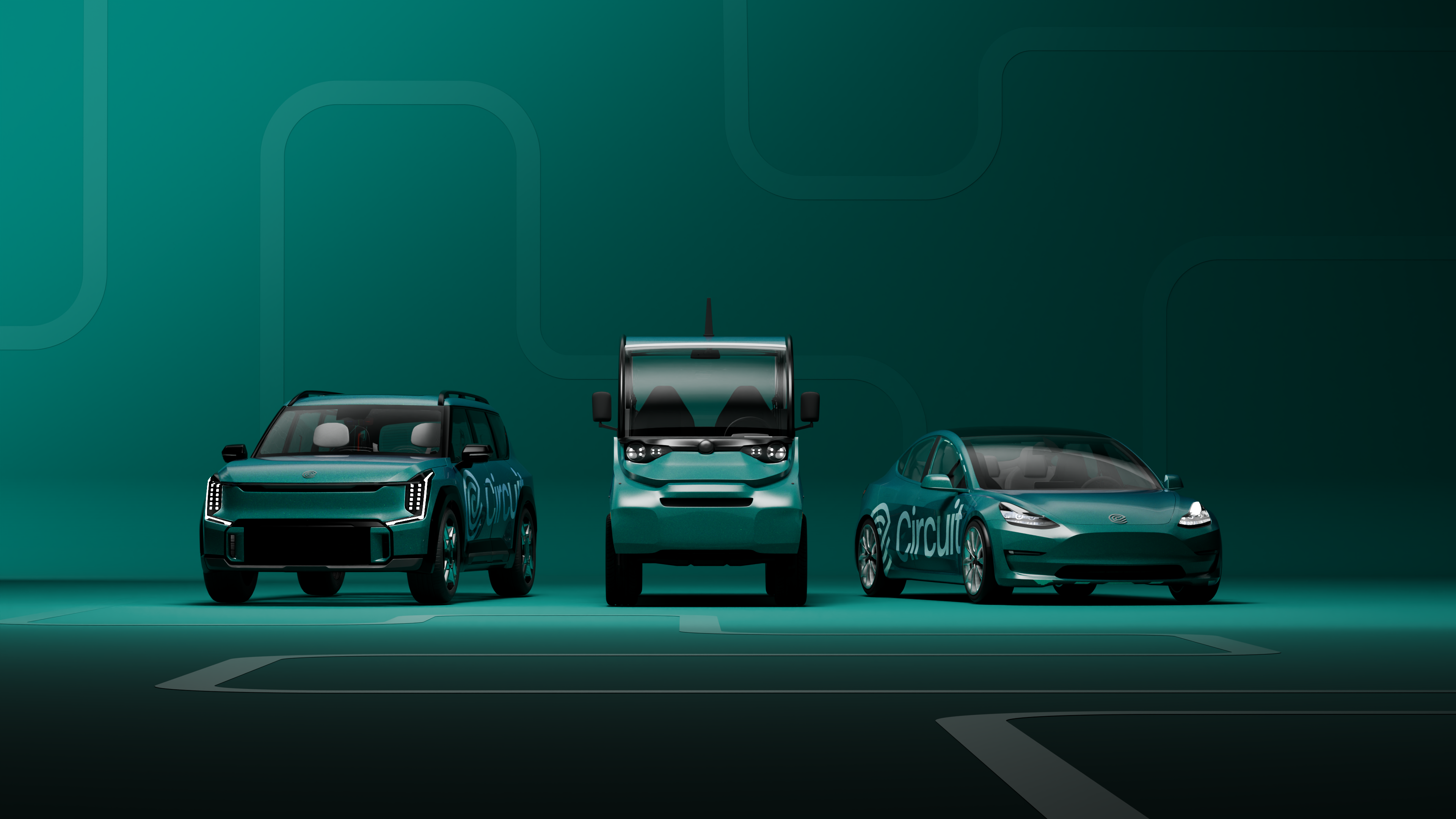 Three types of Circuit vehicles