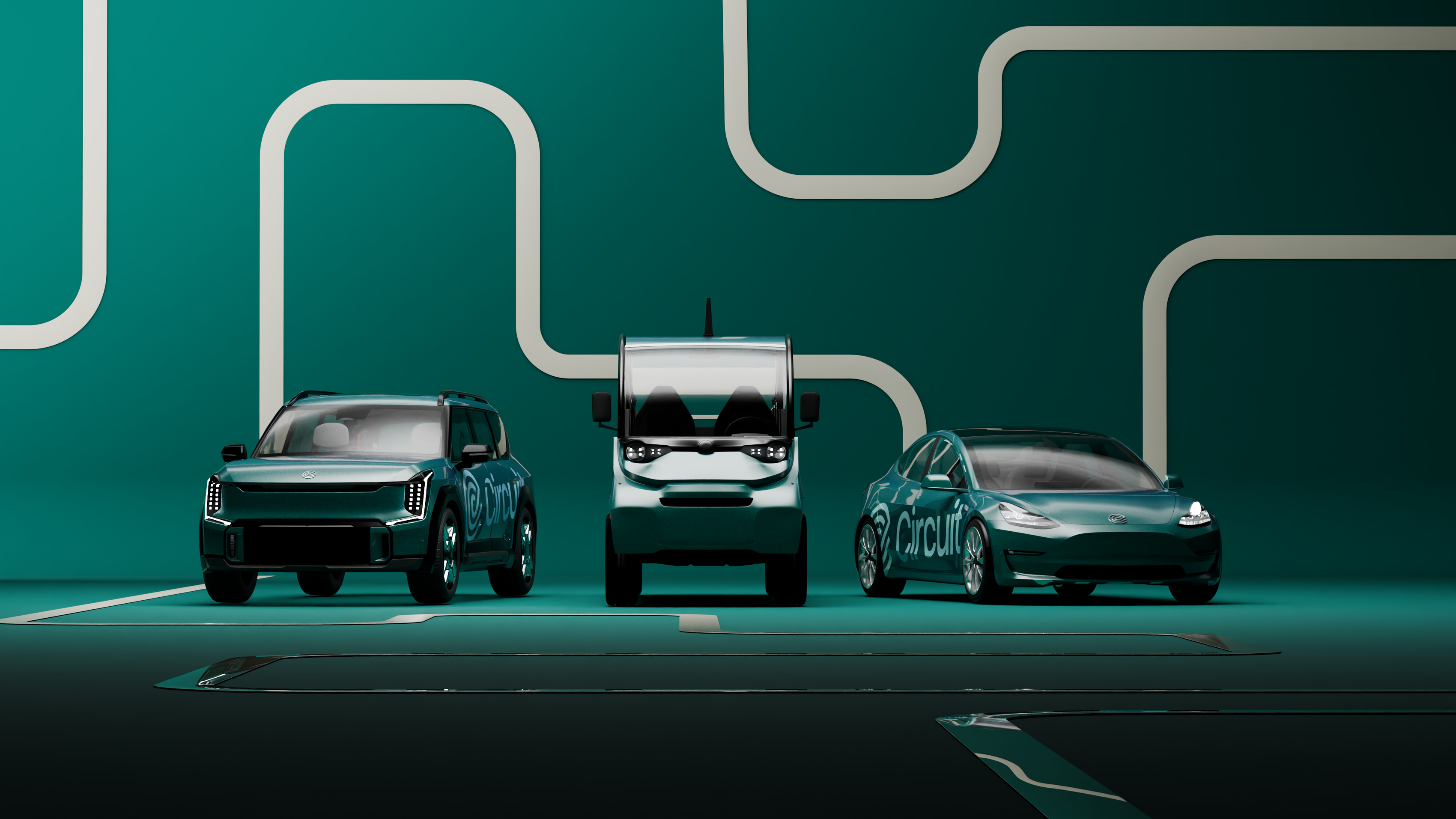 Three types of Circuit vehicles