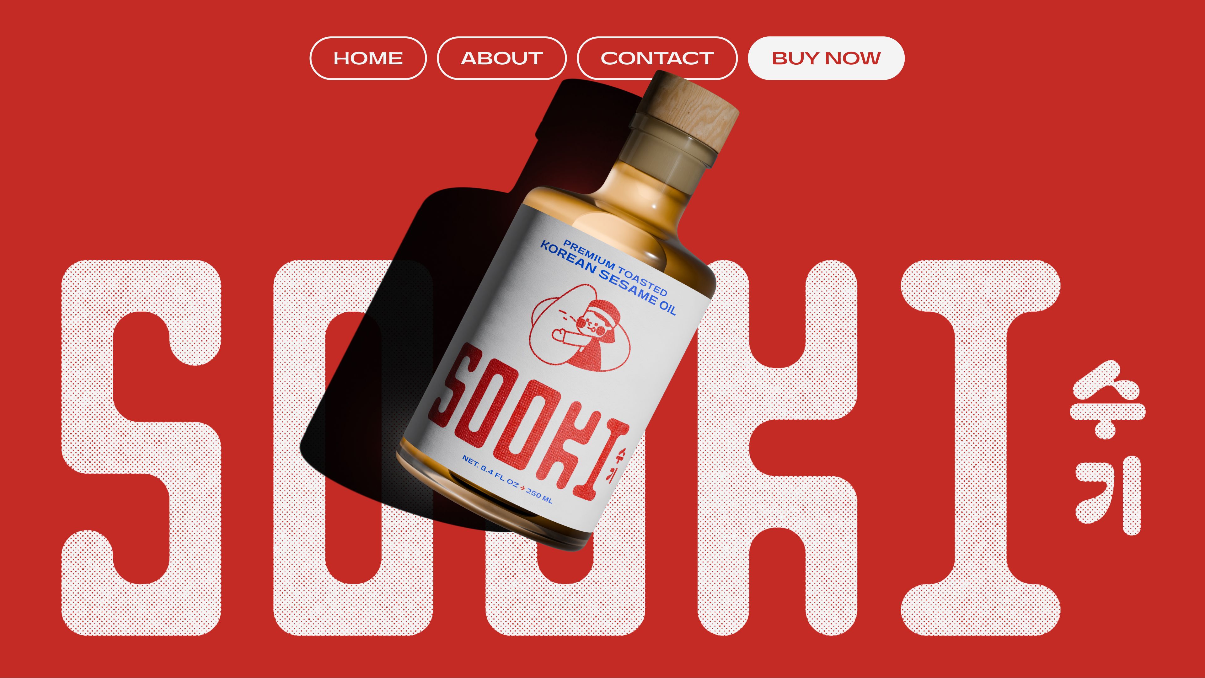 Website homepage example