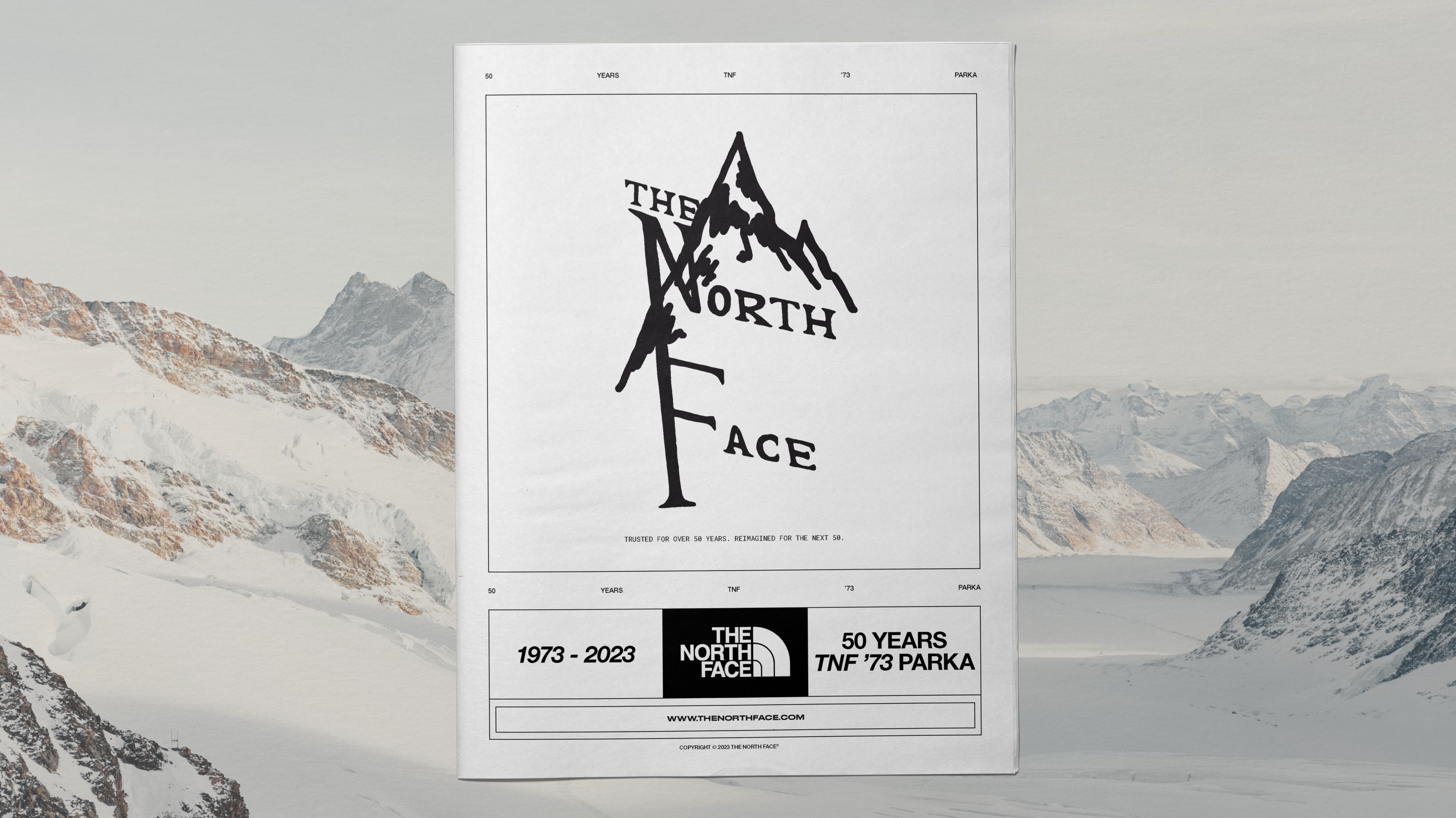 north face zine cover