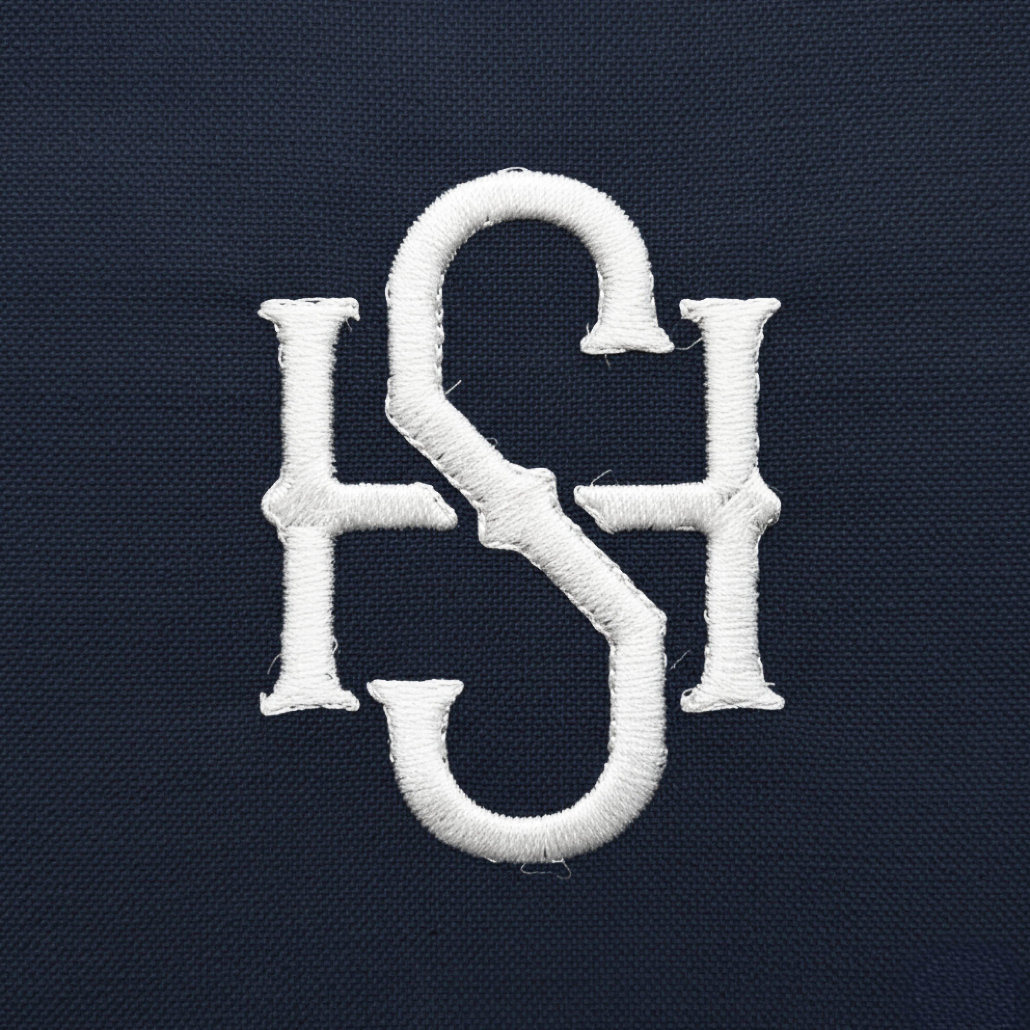 Smokeye Hill Monogram Stitched