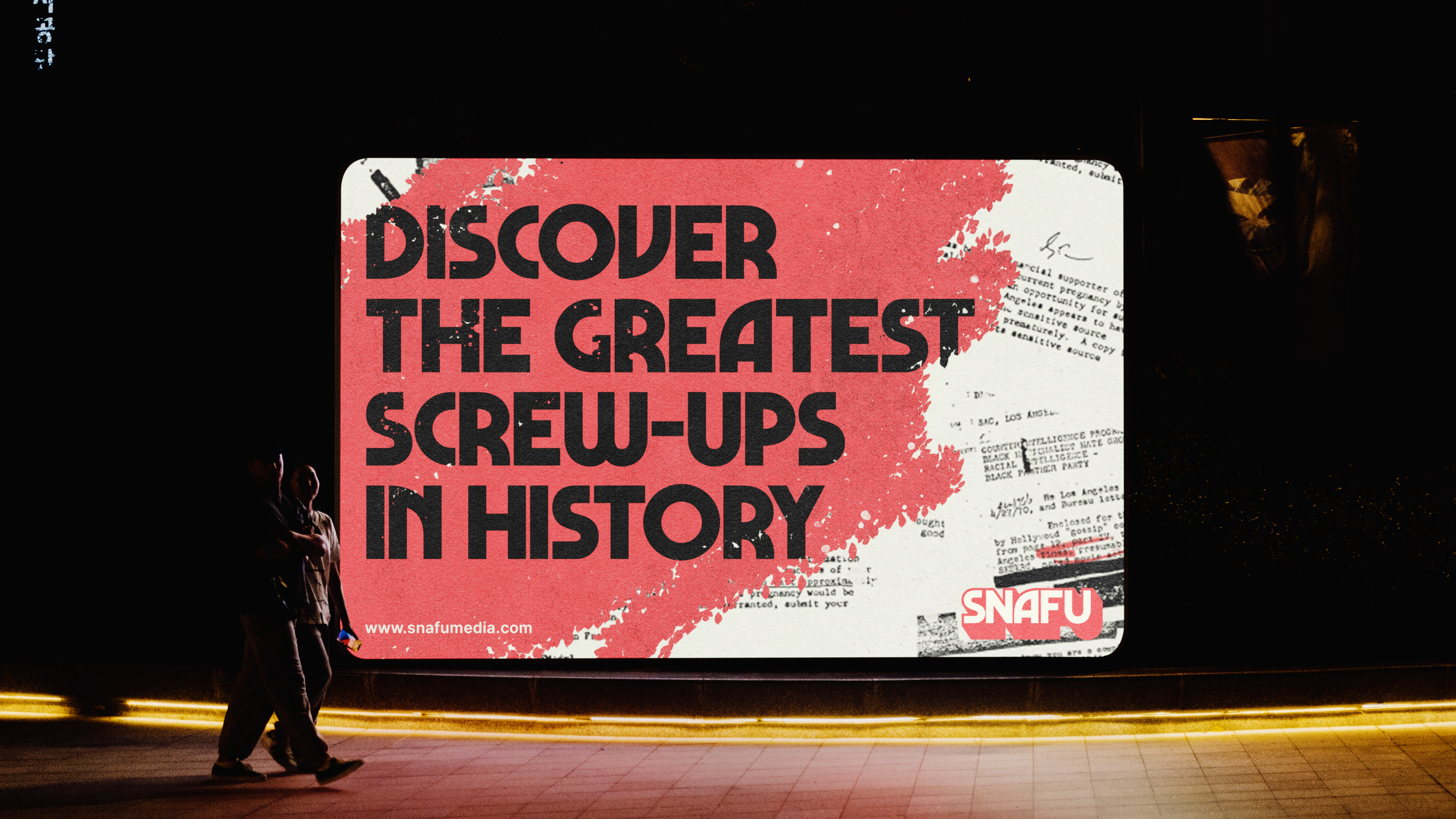 SNAFU OOH screen