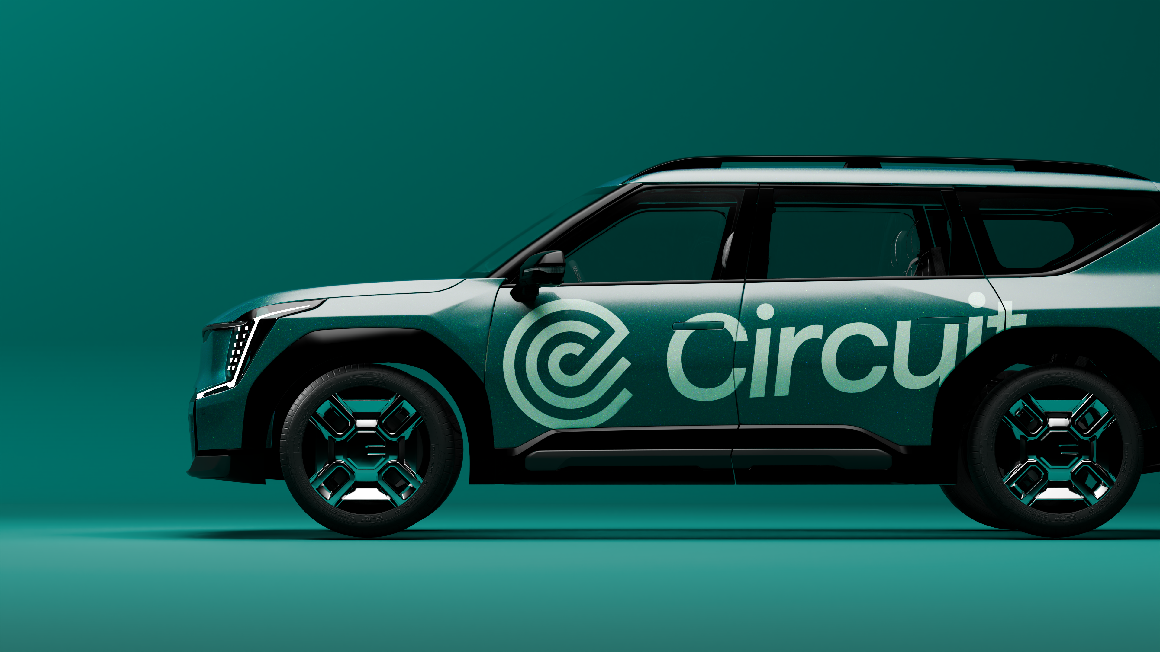 Circuit wrapped car