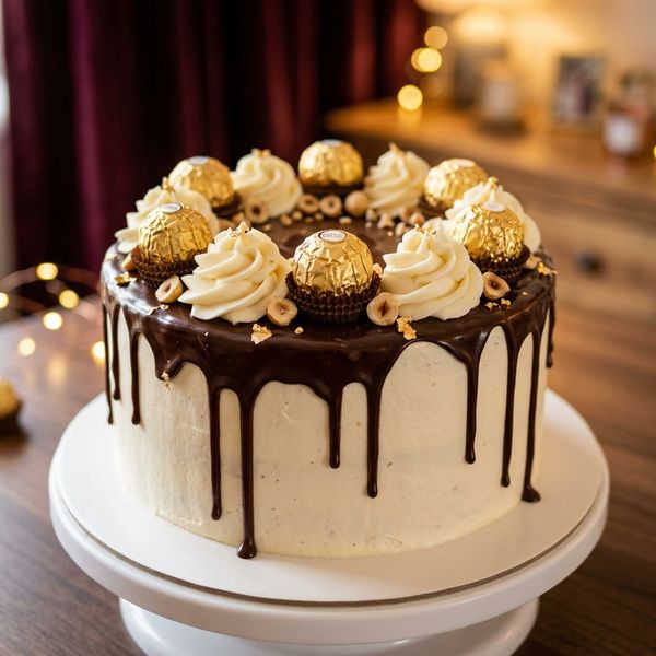 Ferrero Rocher Drip Cake