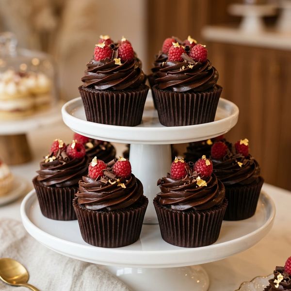 Chocolate Raspberry Cupcakes