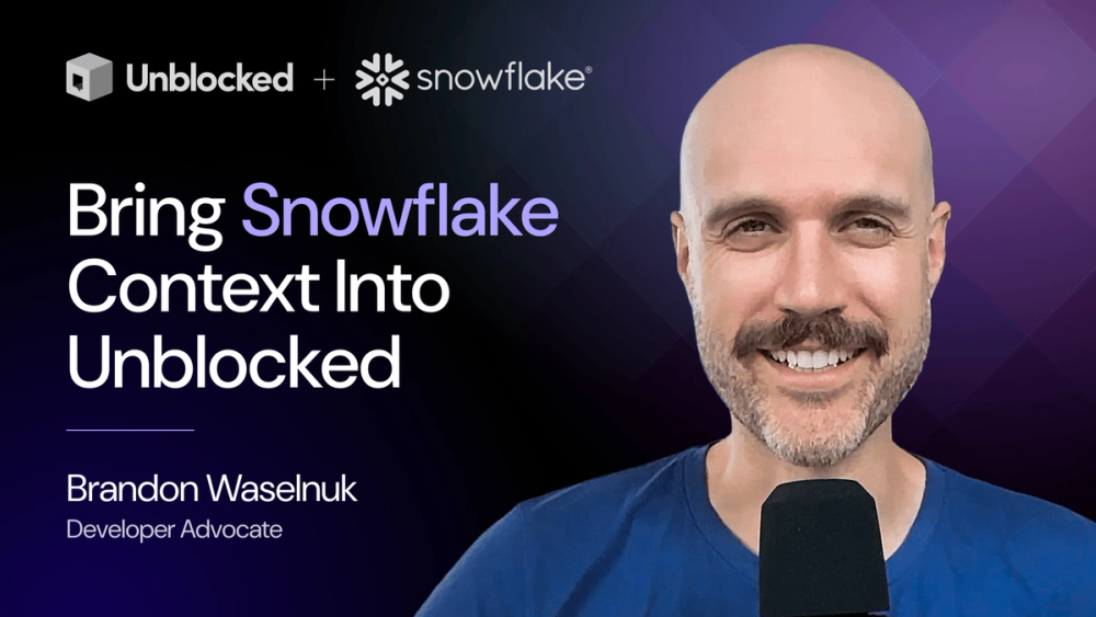 Bring Snowflake Context into Unblocked