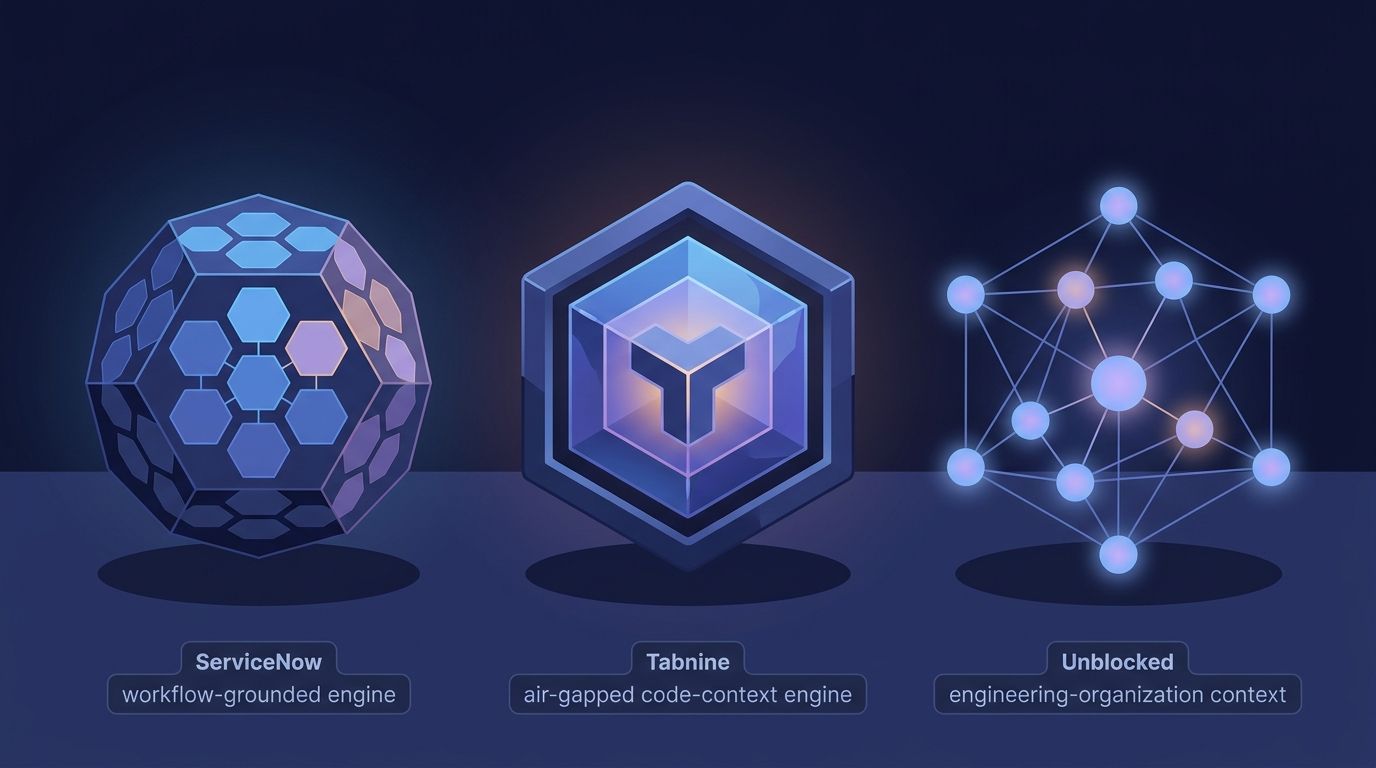 ServiceNow vs Tabnine vs Unblocked: Context Engine Guide