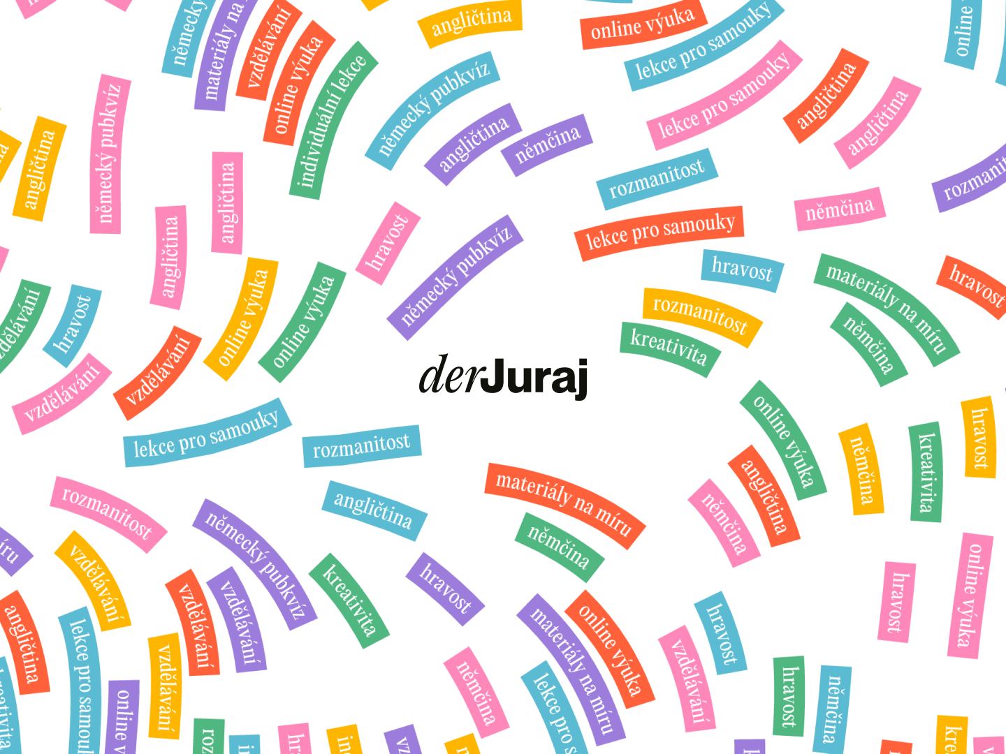 derJuraj pattern and logo