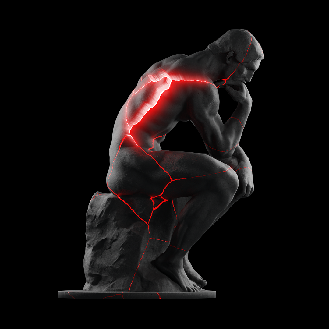 Roman Šulák thinker illustration