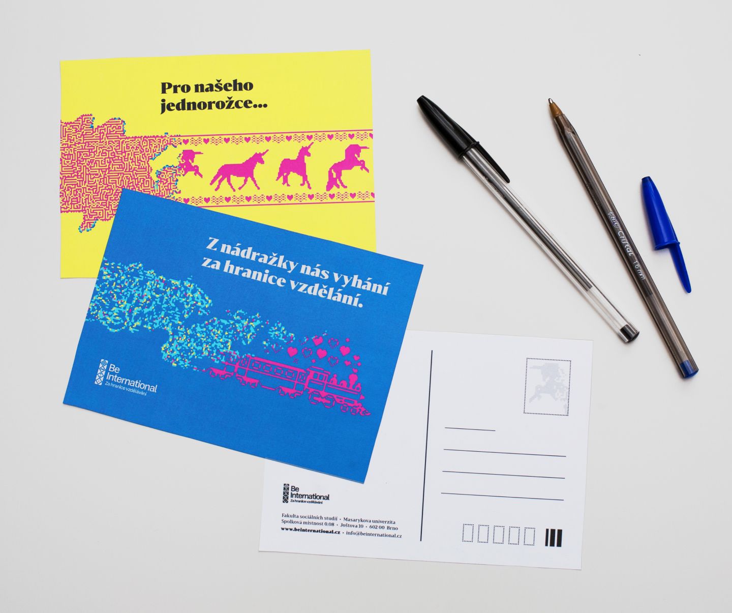 BeInternational post cards