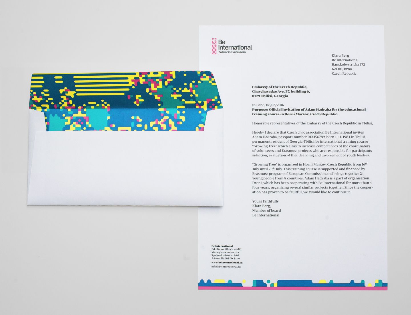 BeInternational stationery