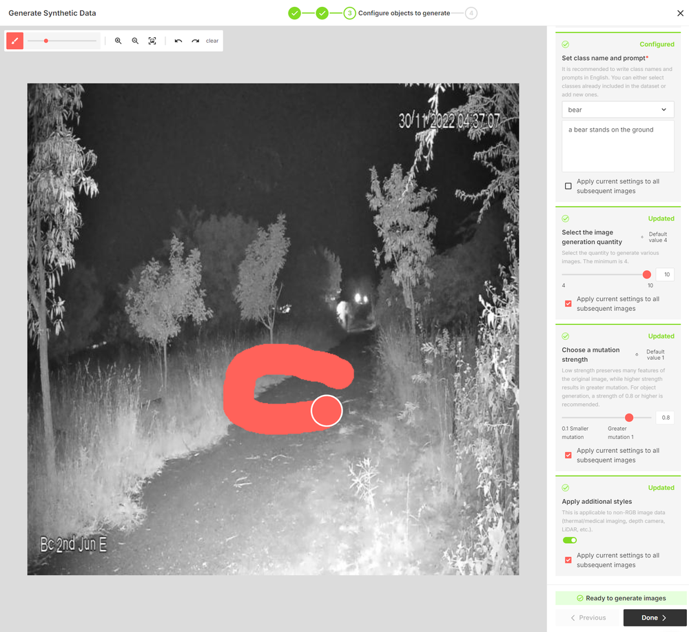 Synthesizing an animal into an image using the SDXL-inpainting model