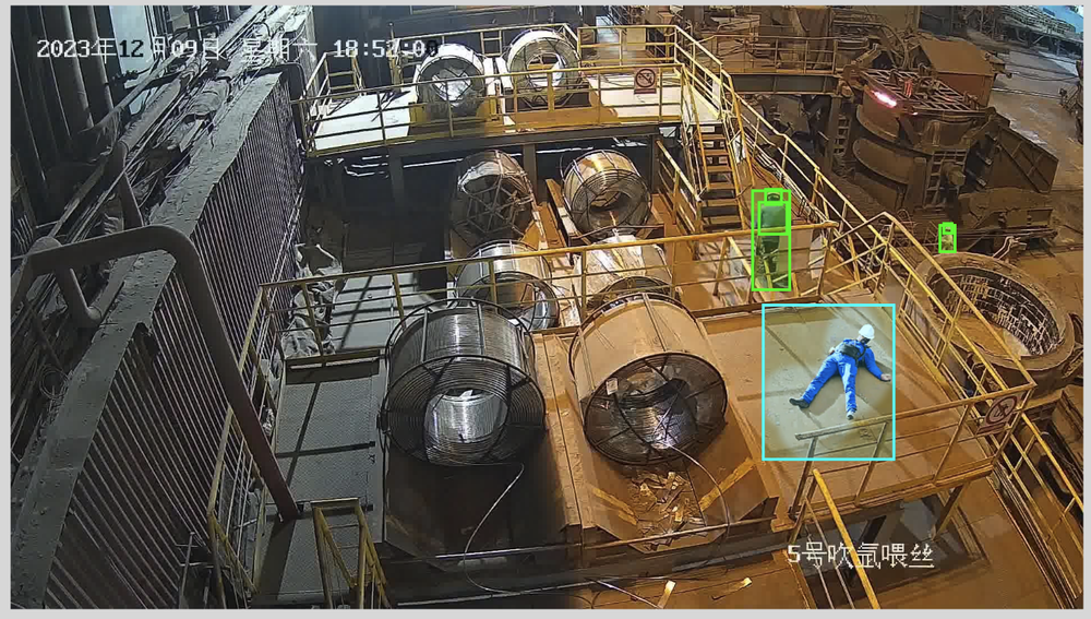 AI object detection applied to a training image created by generative AI