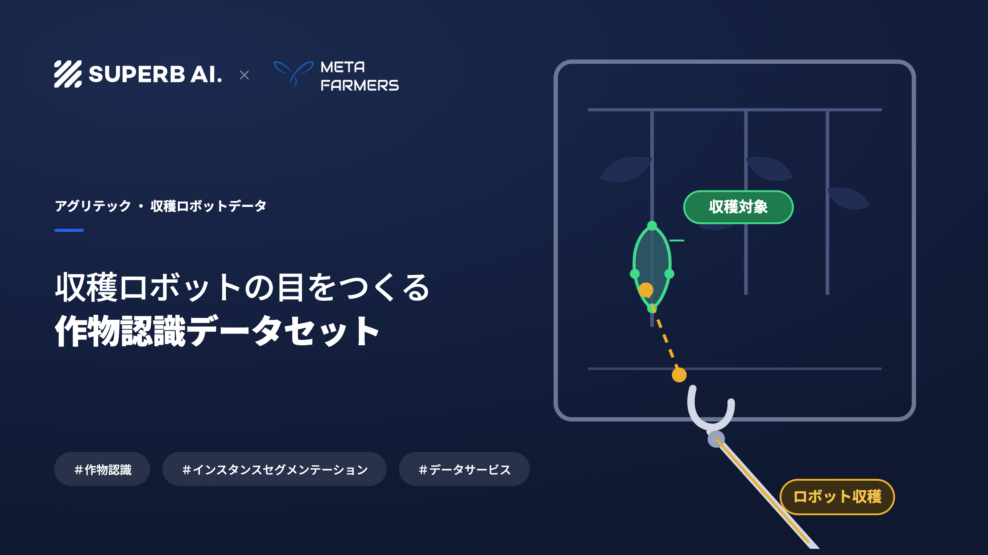 【導入事例】アグリテック企業Metafarmers:収穫ロボットの目を育てる作物認識データセットの構築
