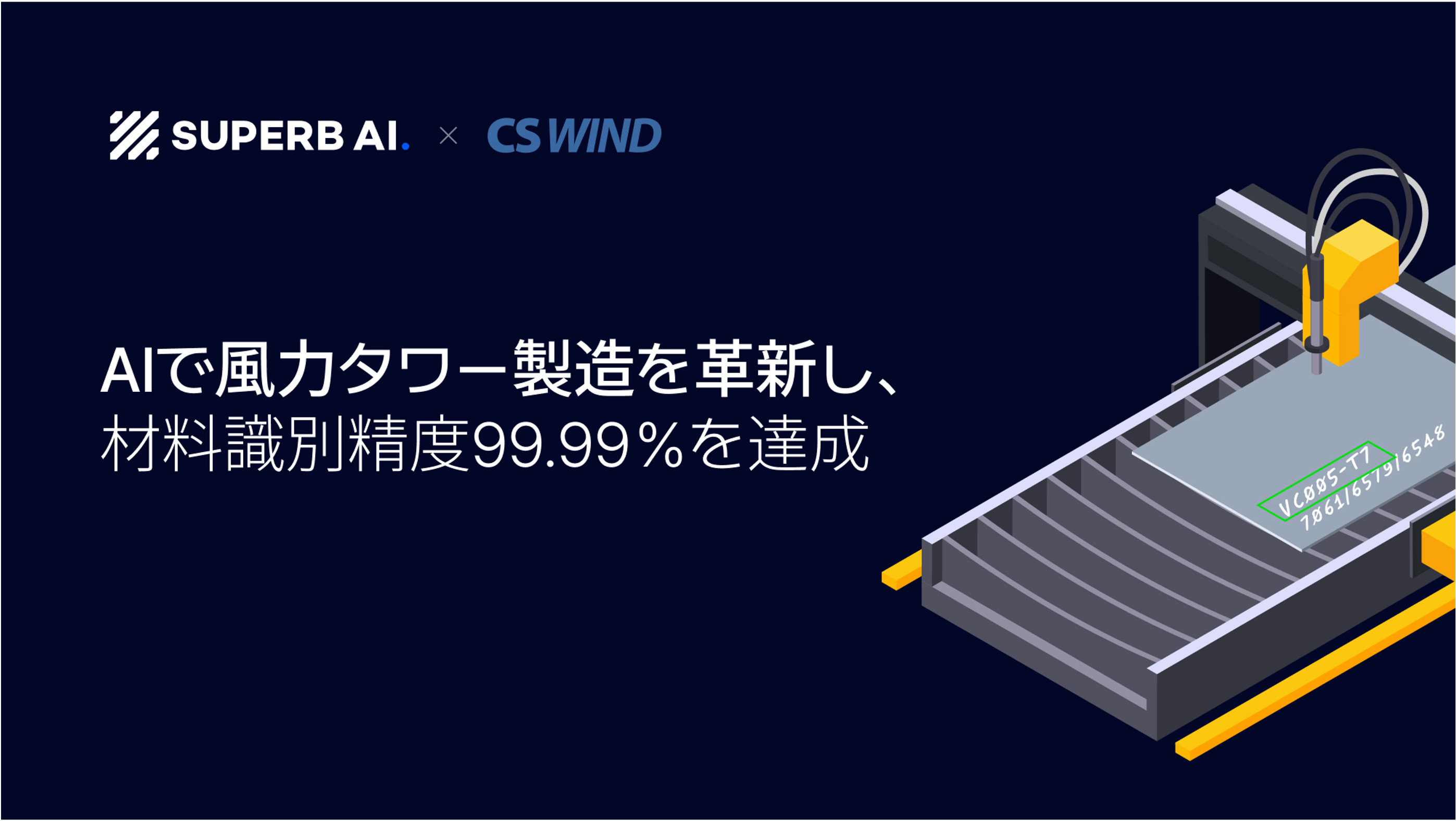 【導入事例】Superb AIとCS Wind、NVIDIA技術により加速された風力タワー製造プロセスのAI革新を実現