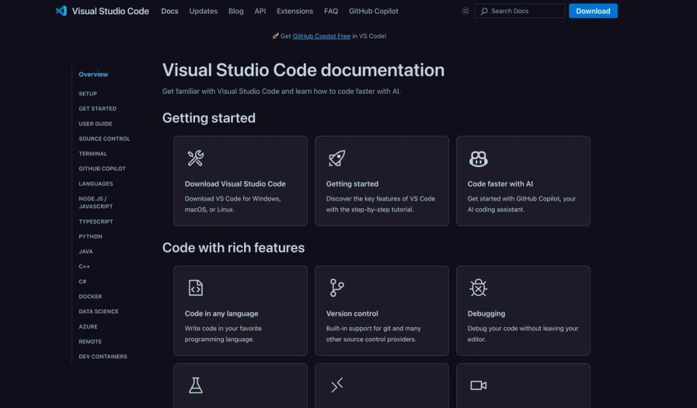 image of Visual Studio Code + AI