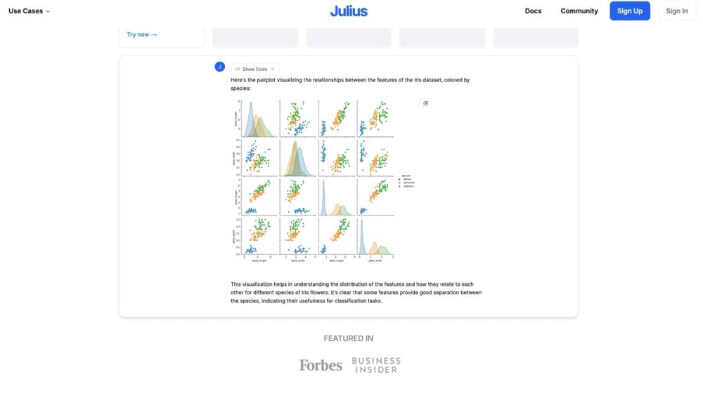 Julius AI: Your AI-Powered Data Analyst