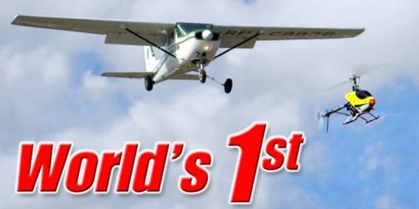 Conheça o Primeiro Helicóptero do Mundo Pilotado Abordo de um Avião