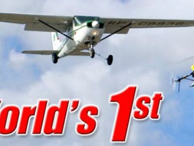 Conheça o Primeiro Helicóptero do Mundo Pilotado Abordo de um Avião