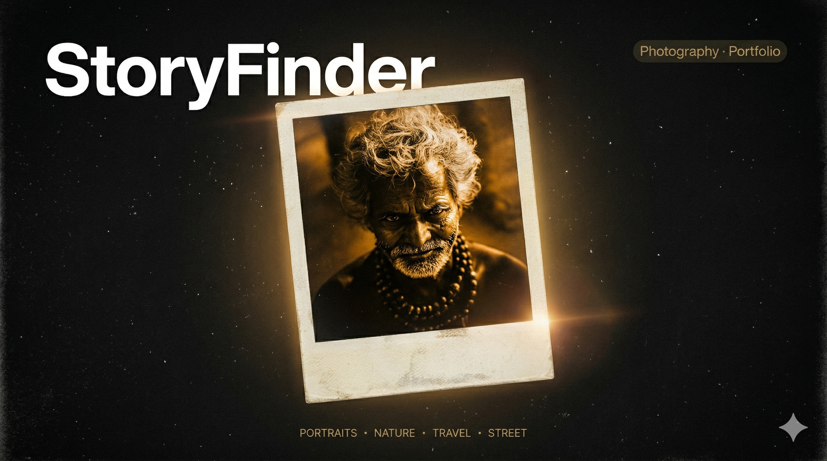 Supratik Sahis photography portfolio website showcasing portrait, documentary and travel photography