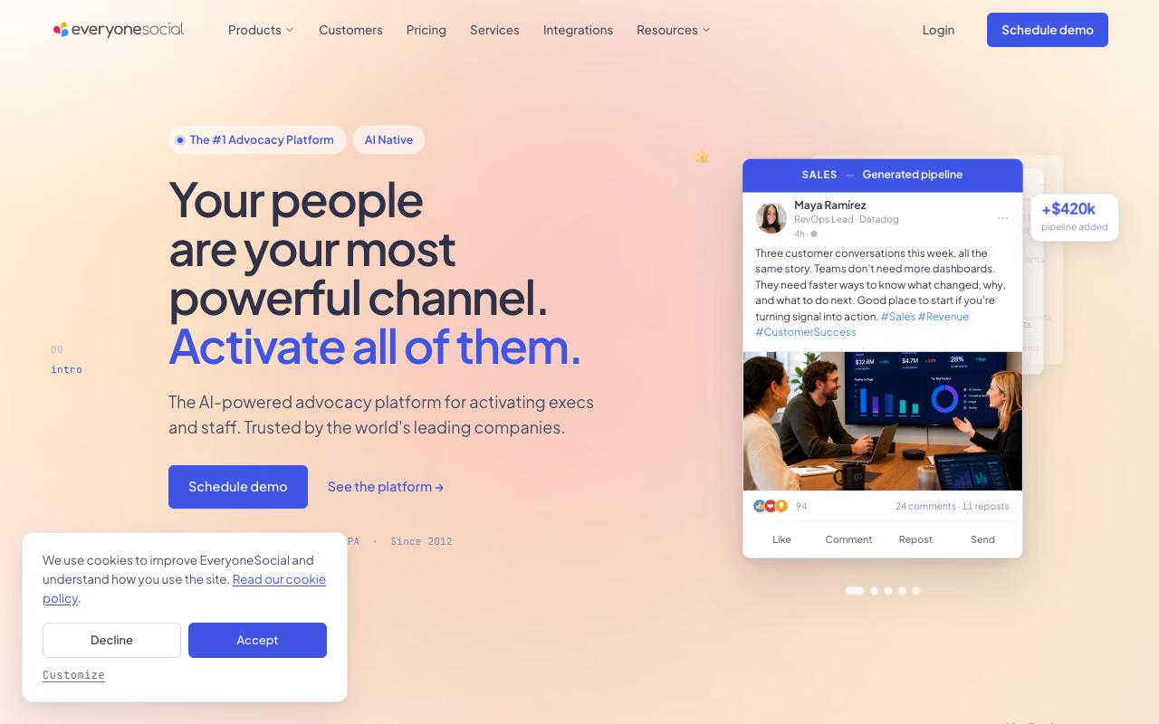 EveryoneSocial screenshot