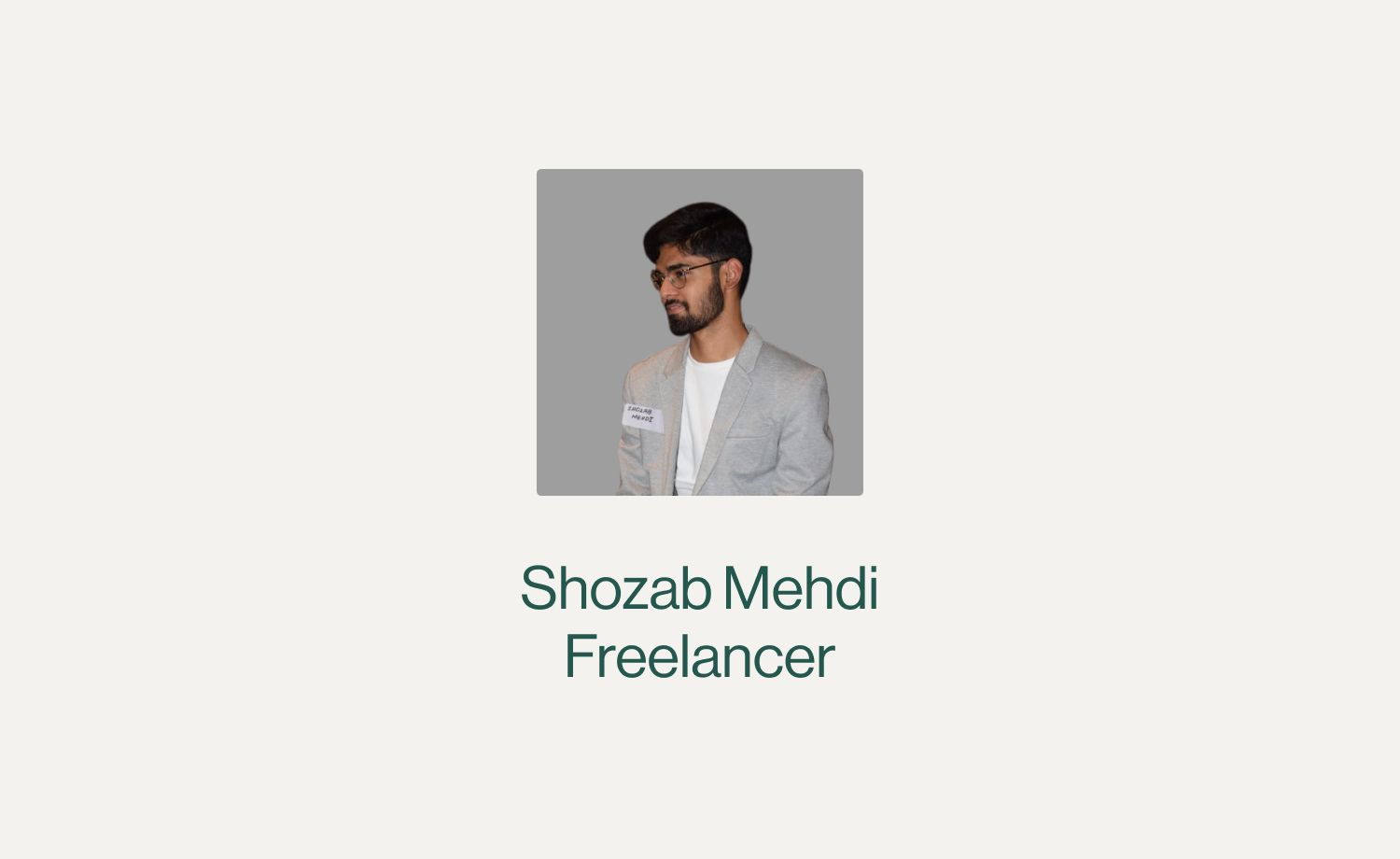 Shozab Mehdi