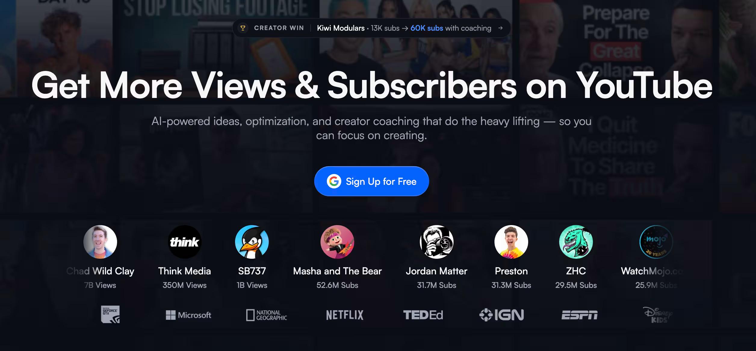 vidiq homepage