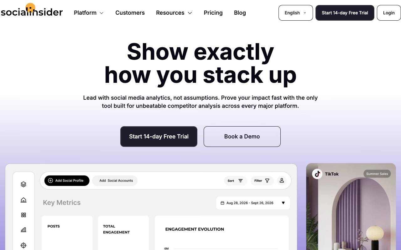 Socialinsider screenshot