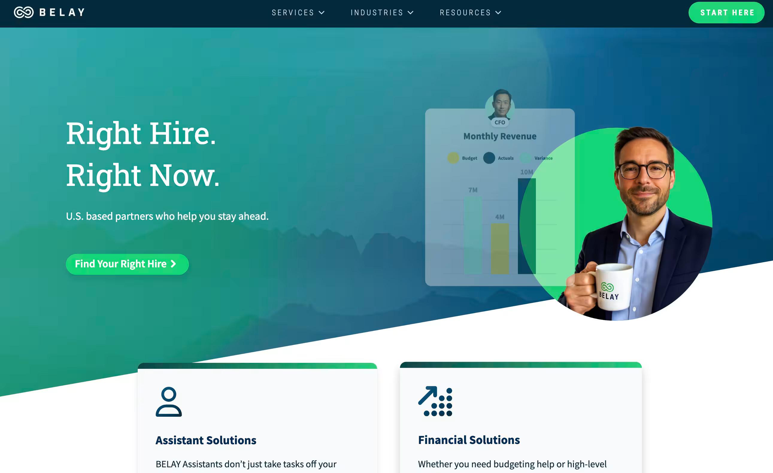 belay homepage