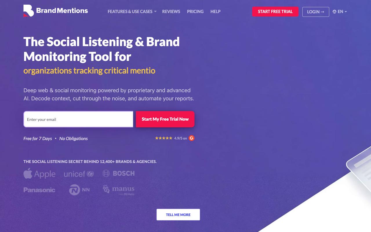 BrandMentions screenshot