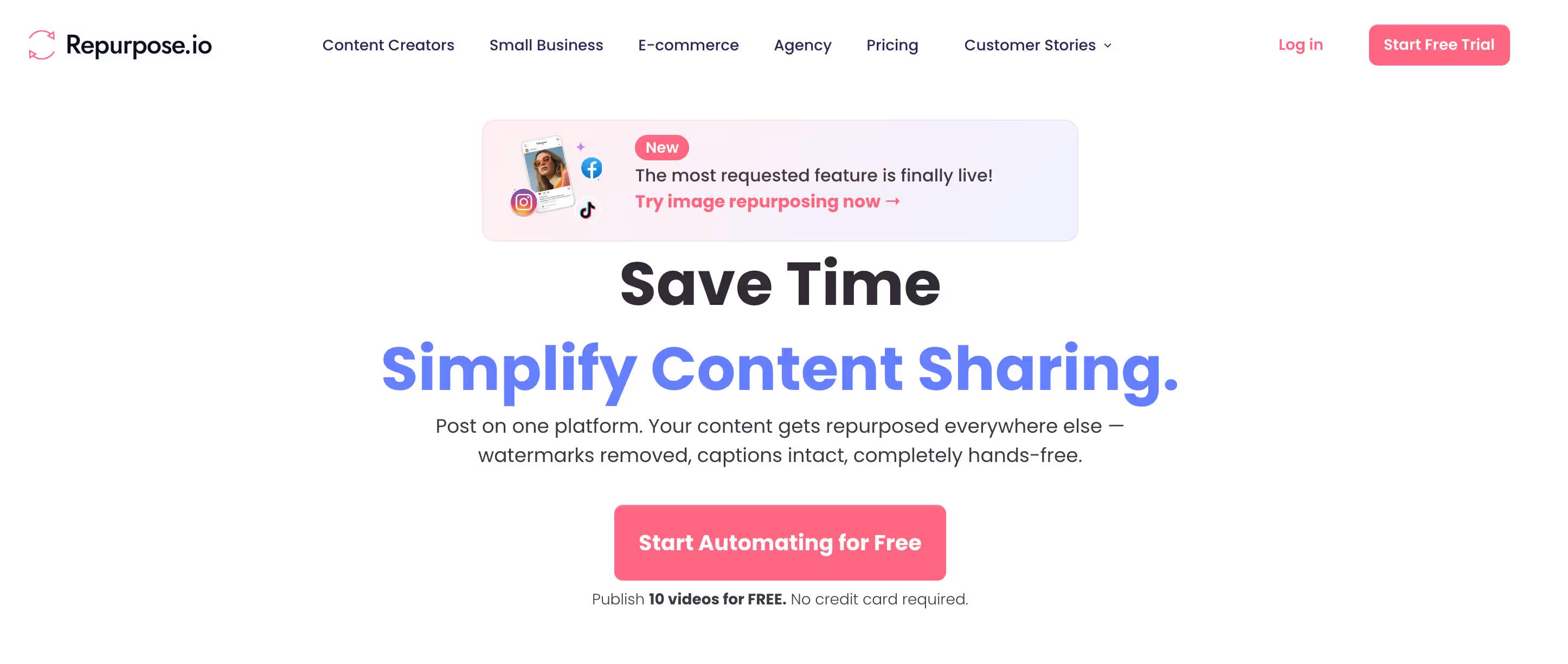 repurpseio homepage