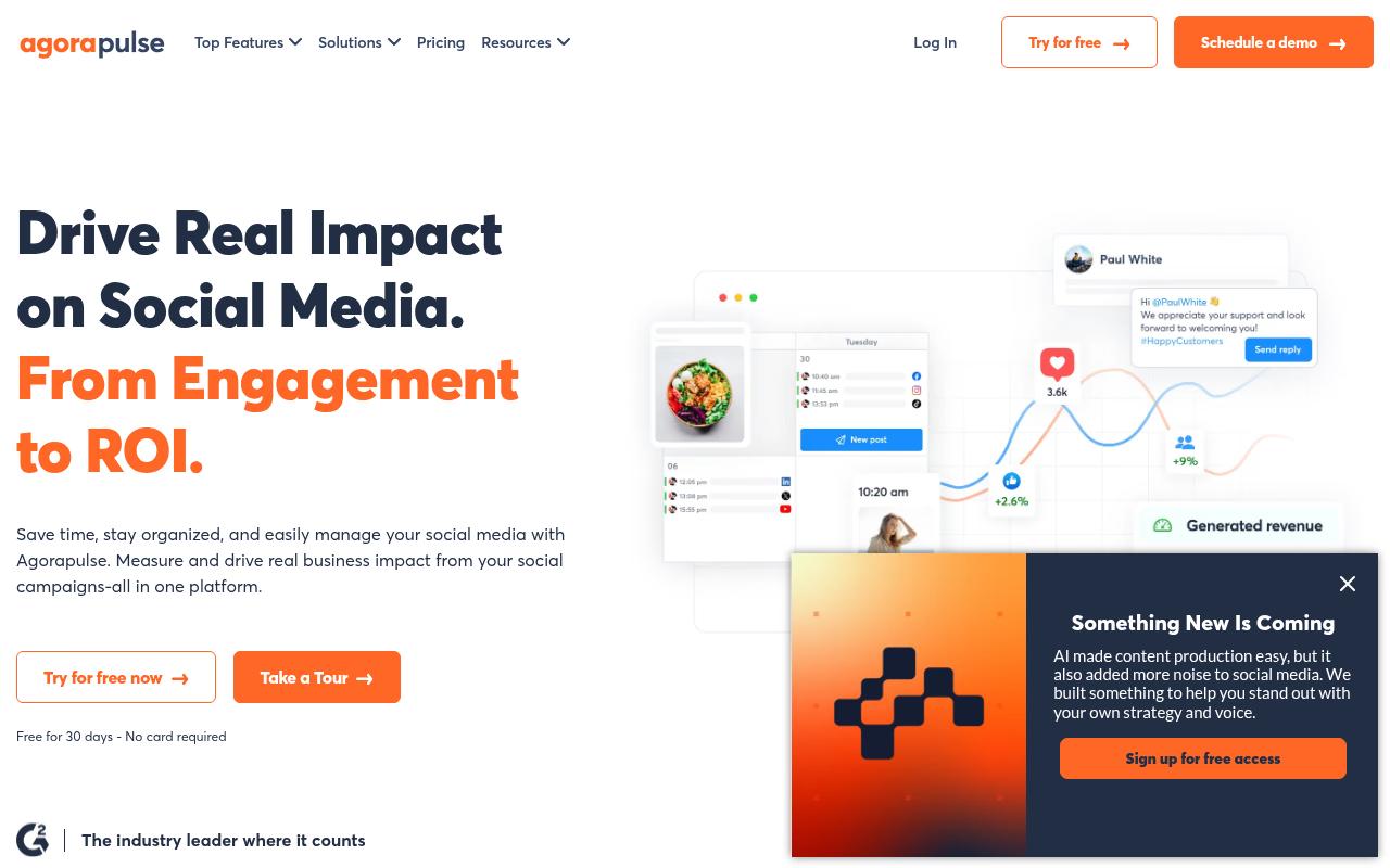 Agorapulse screenshot