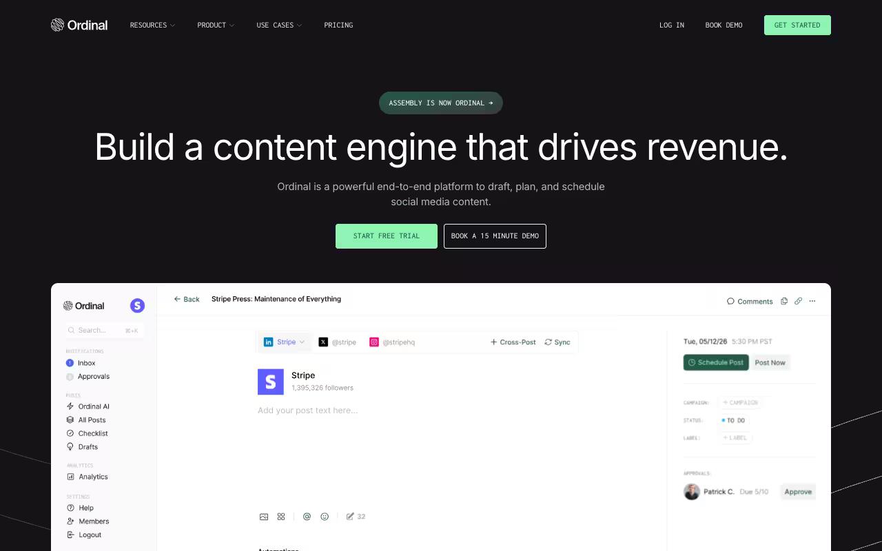 Ordinal Homepage