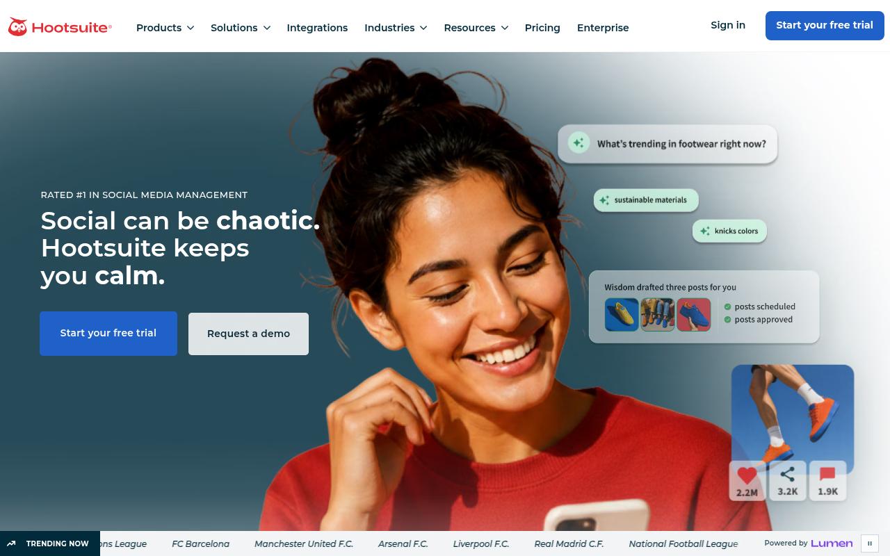 Hootsuite screenshot