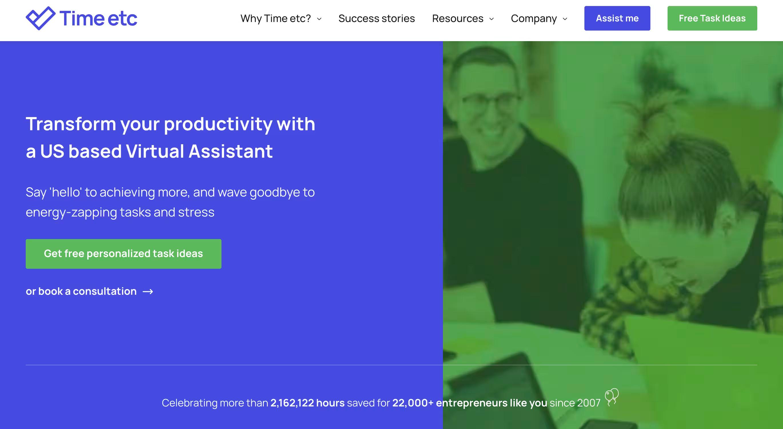 time etc homepage
