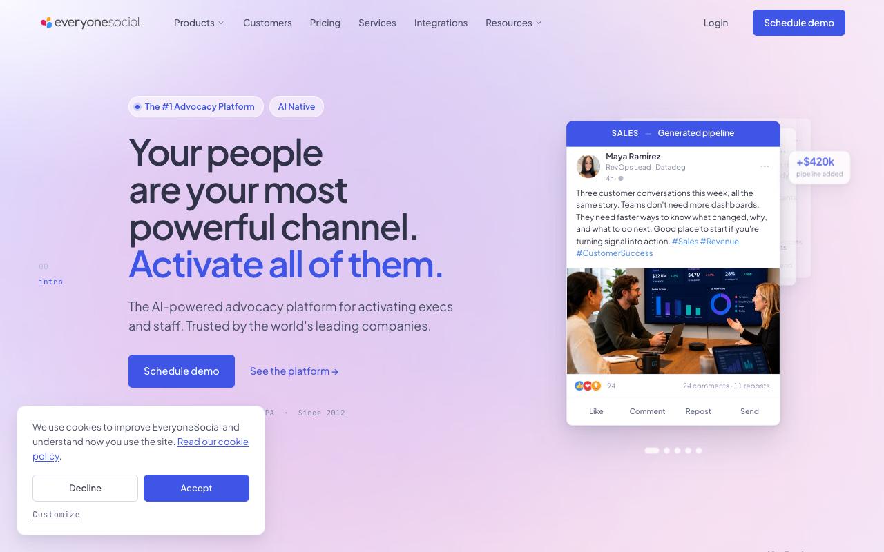 EveryoneSocial screenshot